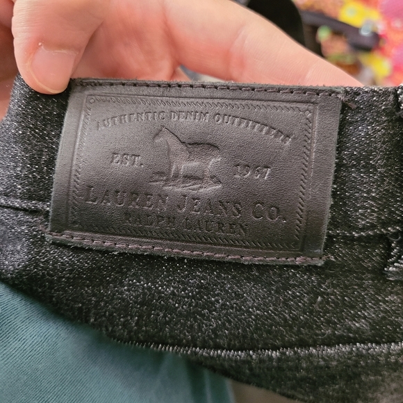 Lauren Jeans Co. Ralph Lauren Black Jeans Size 10 - Picture 9 of 10